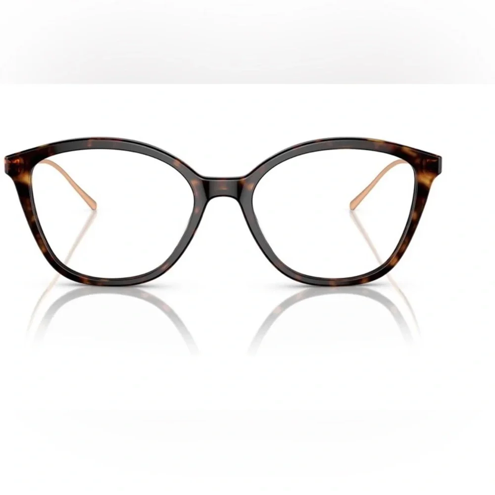 PRADA NWOT "Conceptual" VPR 11V Havana & Gold Mod Square/Cat Eye 53-17-140 Frame - Picture 2 of 16